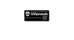 Desktop Screenshot of gssproaudio.com